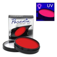 Mehron Paradise Vulcan Neon Red UV Glow