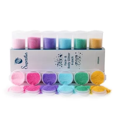 Extra Fine Glitter Powder Set of 28 Colors Body Cosmetic Glitter