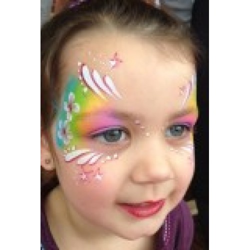 Face Paints Australia Rainbow Cake Pastel Rainbow (PASTEL RAINBOW SQUARE)