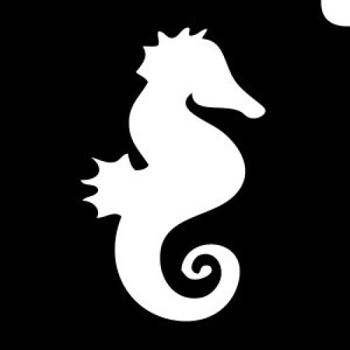 Glitter tattoo 091 Seahorse Pack Of 5 (091 Seahorse Pack Of 5)