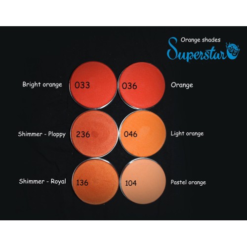 Superstar Face Paint 16g 136 Tiger Orange Shimmer (16g 136 Tiger Orange Shimmer)