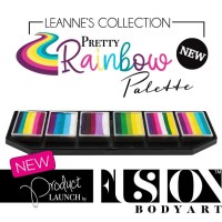 Fusion Body Art Leanne’s Pretty Rainbow Palette (Leanne’s Pretty Rainbow Palette)