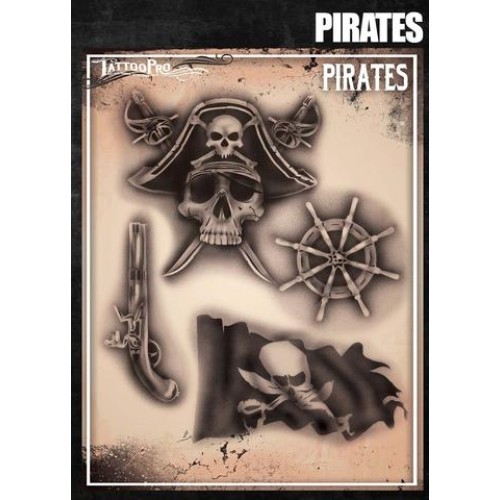 Airbrush Tattoo Pro Pirates (Pirates)