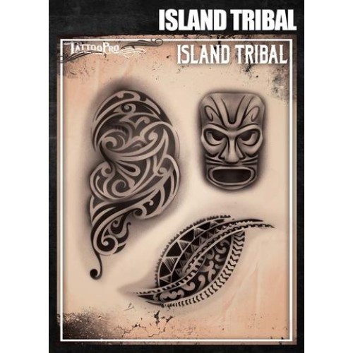 Airbrush Tattoo Pro Island Tribal (Island Tribal)