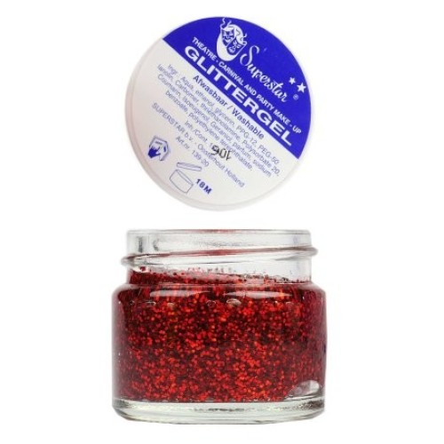 Superstar Glitter Gel Red (Superstar Glitter Gel Red)