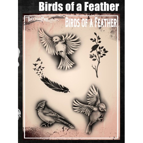 Airbrush Tattoo Pro Birds Of A Feather (BIRDS OF A FEATHER)