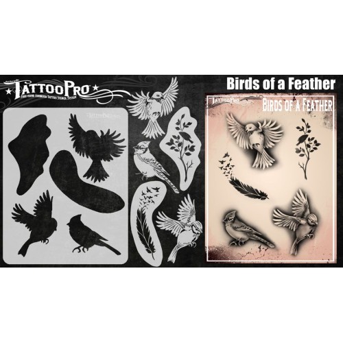 Airbrush Tattoo Pro Birds Of A Feather (BIRDS OF A FEATHER)