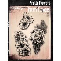 Airbrush  Tattoo Pro Pretty Flowers (PRETTY FLOWERS)