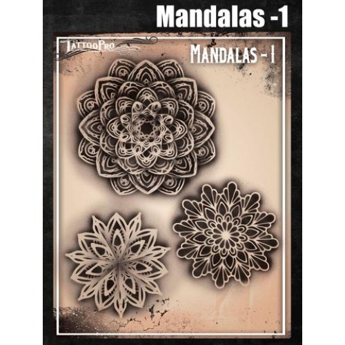 Airbrush Tattoo Pro Mandala 1 (Mandala 1)