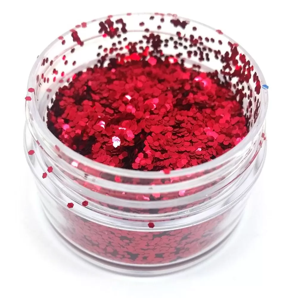 Chunky Glitter Red