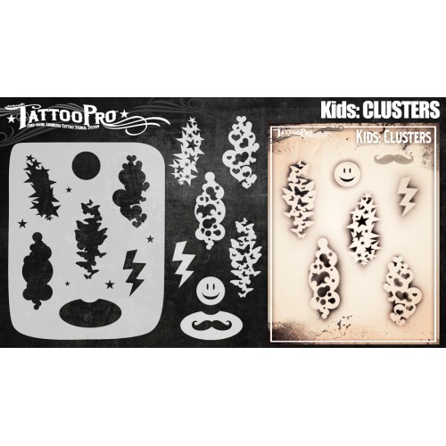 Airbrush Tattoo Pro Kids Clusters (Clusters)