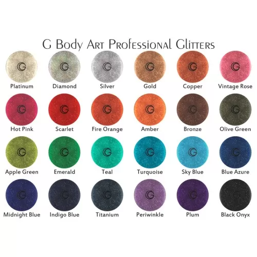 G Body Art Glitter Turquoise