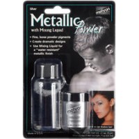 Mehron Metallic Powder Combo Pack Silver (COMBO PACK SILVER)