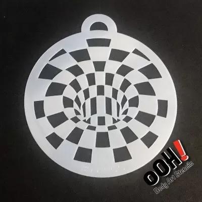 S09 Honeycomb Sphere Airbrush & Face Paint Stencil – Ooh! Body Art