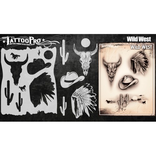 Airbrush Tattoo Pro Wild West (wild west)