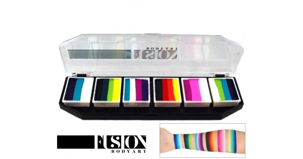 Fusion Body Art Rainbow Burst Palette