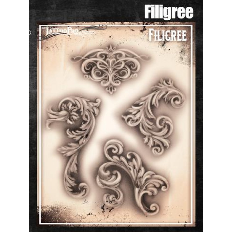  Airbrush  Tattoo  Pro  Fancy Filigree